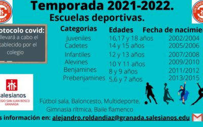 ESCUELAS DEPORTIVAS TEMPORADA 21-22