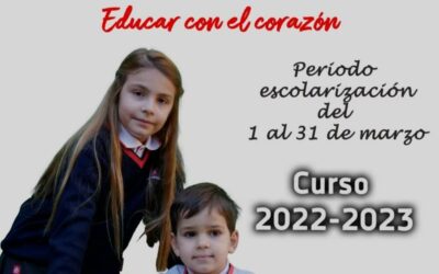 ¡Empezamos el periodo de escolarización!