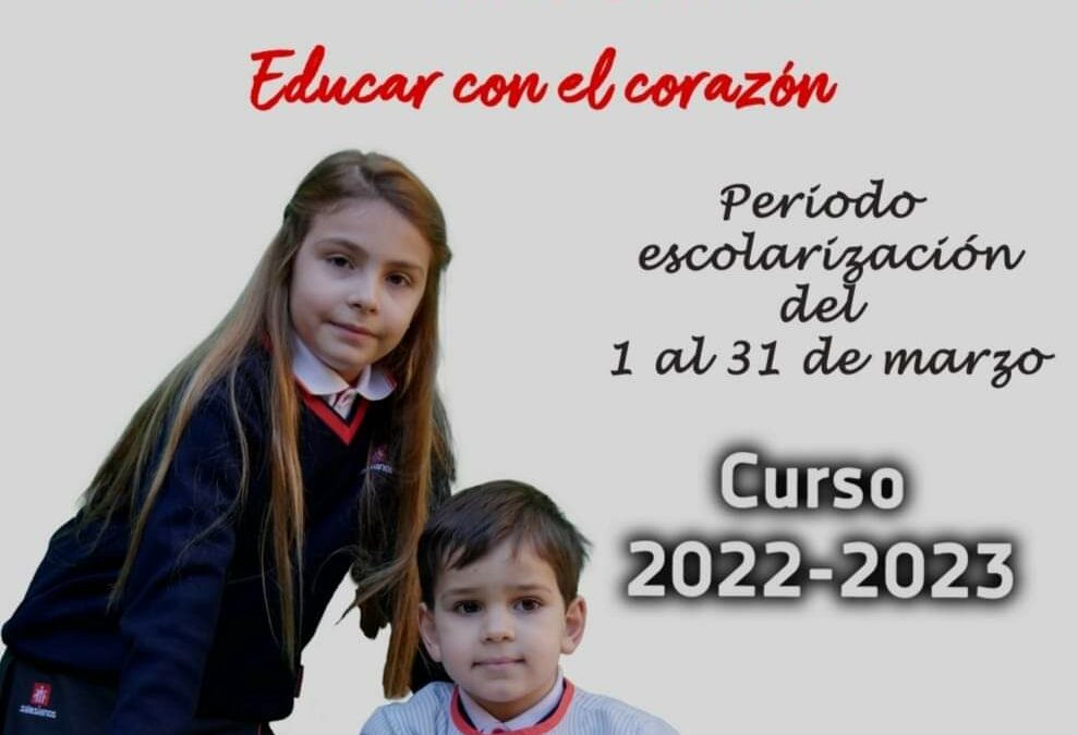 ¡Empezamos el periodo de escolarización!