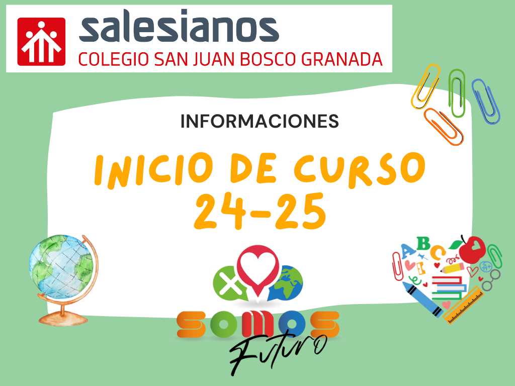 Informaciones inicio de curso 24-25