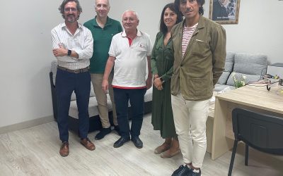 Visita de D. Marco Vázquez y Rafael Escamilla